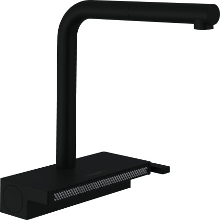 Miscelatore monocomando per cucina hansgrohe Aquno Select M81, bocca estraibile 250, 2 getti, sBox