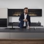 Miscelatore monocomando per cucina hansgrohe Aquno Select M81, bocca estraibile 250, 2 getti, sBox - vista tecnica