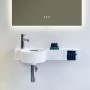 Lavabo LAUFEN Val 55 x 31,5 cm, tablette à droite, avec 1 trou de robinet, avec trop-plein - vue détaillée