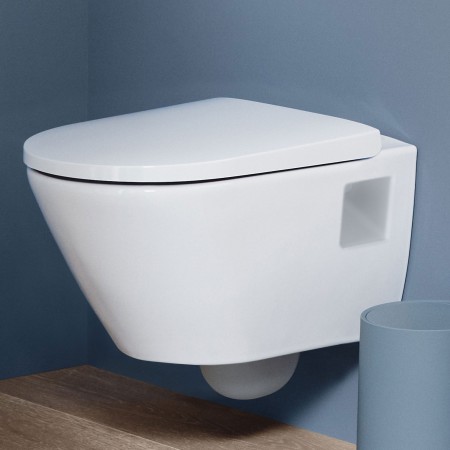 Duravit D-Neo WC sospeso Rimless, con scarico a fondo