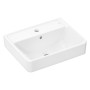 Lavabo hansgrohe Xanuia Q 500/390 con foro per rubinetto e troppo pieno, SmartClean - vista dettagliata