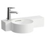 Lavabo LAUFEN Val 55 x 31,5 cm, piano d'appoggio a destra, con 1 foro per rubinetto, con troppopieno - immagine prodotto