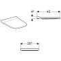 Geberit Smyle WC-Sitz Slim - technische Ansicht