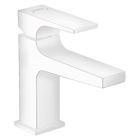 Miscelatore monocomando per lavabo hansgrohe Metropol 100 con leva e scarico Push-Open per lavabo