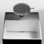 LAUFEN Kartell Einhebel-Waschtischmischer mit Deko-Disc, ohne Ablaufventil - technische Ansicht