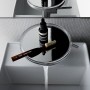LAUFEN Kartell Einhebel-Waschtischmischer mit Deko-Disc, ohne Ablaufventil - Detailansicht