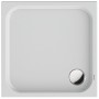 Bac à douche carré Duravit D-Code 80 x 80 cm avec Antidérapant
