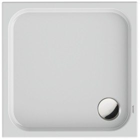 Bac à douche carré Duravit D-Code 80 x 80 cm avec Antidérapant