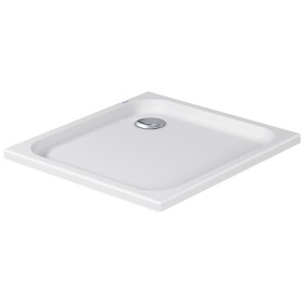 Bac à douche carré Duravit D-Code 80 x 80 cm avec Antidérapant