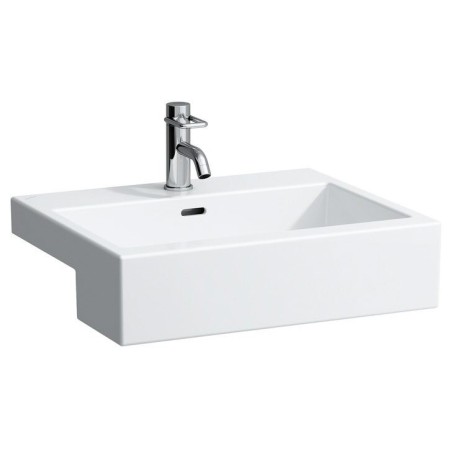 Vasque à encastrer LAUFEN Living City 55 cm avec trop-plein et 1 trou de robinet