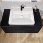 Villeroy & Boch Collaro Schrankwaschtisch 60 cm, geschliffen, mit Überlauf, 1 Hahnloch - technische Ansicht