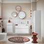Villeroy & Boch Collaro Schrankwaschtisch 60 cm, geschliffen, mit Überlauf, 1 Hahnloch - technische Ansicht