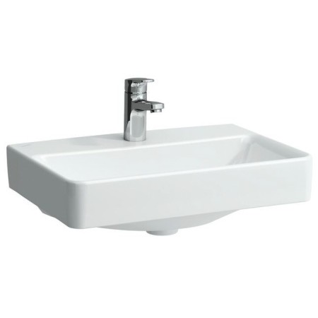 Lavabo LAUFEN PRO S Compact 55 cm avec trou de robinet, sans trop-plein