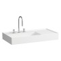 Vasque LAUFEN Kartell 90 x 46 cm, avec tablette à droite, avec 3 trous de robinet