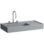 Vasque LAUFEN Kartell 90 x 46 cm, avec tablette à droite, 3 trous de robinet