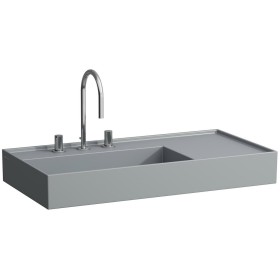 Vasque LAUFEN Kartell 90 x 46 cm, avec tablette à droite, 3 trous de robinet