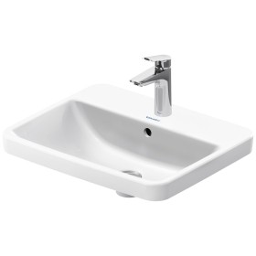 Lavabo encastrable Duravit No. 1, 54,5 cm, avec 1 trou de robinet et trop-plein