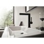 Rubinetto monocomando per lavabo hansgrohe Finoris 230 con bocca girevole e scarico Push-Open - vista dettagliata