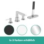Rubinetto per vasca a 4 fori hansgrohe Finoris con scatola per tubo - vista tecnica