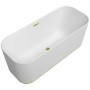 Vasca da bagno freestanding Villeroy & Boch Finion 170 x 70 cm con anello design, funzione Emotion - vista dettagliata