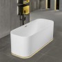 Vasca da bagno freestanding Villeroy & Boch Finion 170 x 70 cm con anello design, funzione Emotion - immagine prodotto