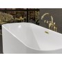 Vasca da bagno freestanding Villeroy & Boch Finion 170 x 70 cm con anello design, funzione Emotion - vista dettagliata