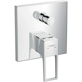 Mitigeur de baignoire encastré hansgrohe Metropol à levier unique avec poignée en boucle et combinaison
