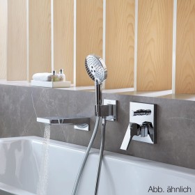 Mitigeur de baignoire encastré hansgrohe Metropol à levier unique avec poignée en boucle et combinaison de sécurité