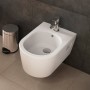 hansgrohe EluPura Original S Wand Bidet 540 mit Hahnloch und Überlauf, HygieneEffect