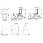 Villeroy & Boch Subway 2.0 WC sospeso con scarico a pavimento