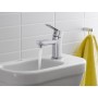 Duravit D-Code Einhebel-Waschtischmischer FreshStart und MinusFlow - technische Ansicht