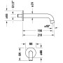 Duravit No. 1 Wanneneinlauf 21 cm - Detailansicht