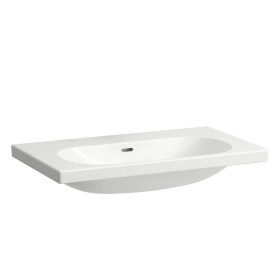 Vasque à poser LAUFEN LUA 80 x 46 cm sans trou de robinet, avec trop-plein