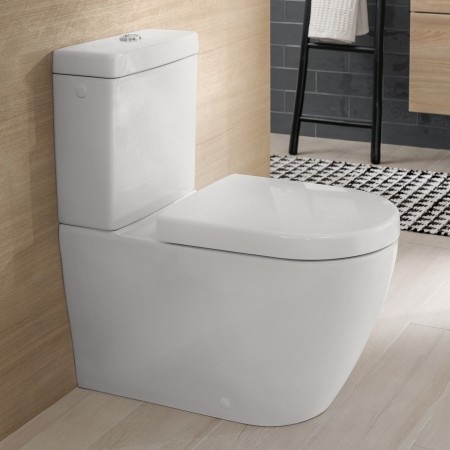 Villeroy & Boch Subway 2.0 WC a scarico profondo per combinazione senza bordo, a pavimento