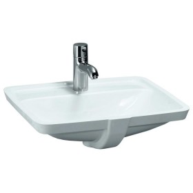 Vasque encastrée LAUFEN PRO S par le bas 52,5 cm, avec trou de robinet et trop-plein