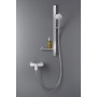 Astina doccia Duravit 80 cm, con mensola - vista tecnica