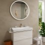 Robinet de lavabo monocommande hansgrohe Tecturis S 110 Fine CoolStart économiseur d'eau+ avec bonde - vue détaillée