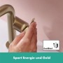 Robinet de lavabo monocommande hansgrohe Tecturis S 110 Fine CoolStart économiseur d'eau+ avec bonde - vue détaillée