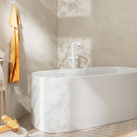 Robinet de baignoire sur pied hansgrohe Tecturis S à levier unique