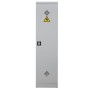 Wolfstahl Chemikalienschrank Gefahrstoffschrank Stahl lichtgrau 50 x 42 x 195 cm - Detailansicht