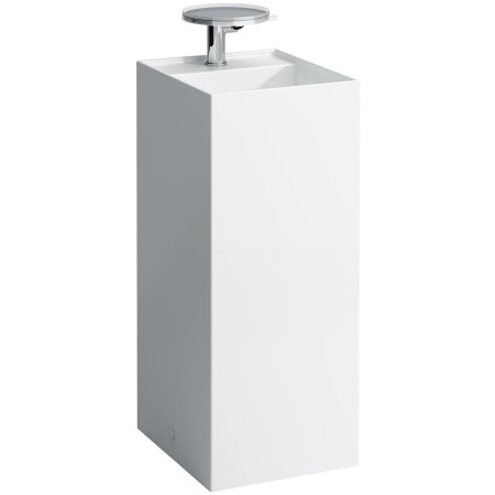 Vasque LAUFEN Kartell 37,5 x 43,5 cm, sur pied avec 1 trou de robinet
