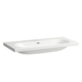 Vasque LAUFEN LUA 100 x 46 cm sans trou de robinet, avec trop-plein