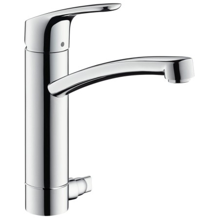 hansgrohe Focus M41 Miscelatore monocomando per cucina 200, valvola di arresto apparecchi, 1getto