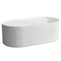 LAUFEN Sonar freistehende Badewanne 160 x 81,5 cm, mit Oberflächentextur