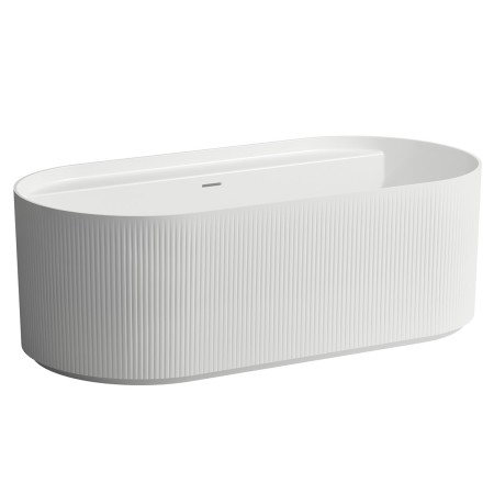 LAUFEN Sonar freistehende Badewanne 160 x 81,5 cm, mit Oberflächentextur