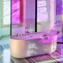 LAUFEN Sonar freistehende Badewanne 160 x 81,5 cm, mit Oberflächentextur