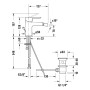 Duravit D-Code Einhebel-Bidetmischer - Produktansicht