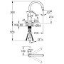 Rubinetto monocomando per lavello GROHE Feel 1/2"