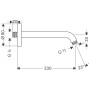 hansgrohe Brausenarm 23 cm - Detailansicht