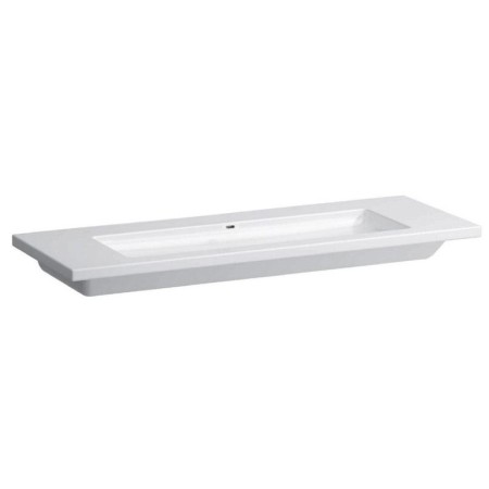 Vasque LAUFEN Living Square 130 cm grand bac, sans trou de robinet